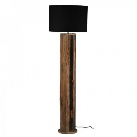 Stehlampe aus recyceltem Holz H 145 cm