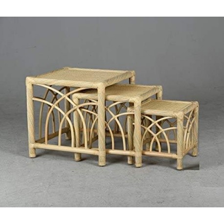 Zestaw 3 wyciągowych saddlelingów w Rattan