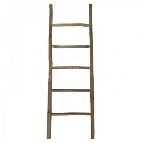 Rustic wooden towel ladder