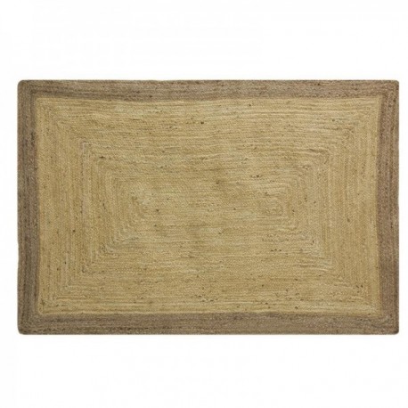 Natural jute rug dyed white 120x180 cm