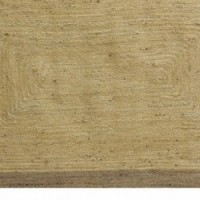 Natural jute rug dyed white 120x180 cm