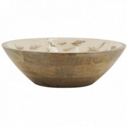 Round salad bowl in wood...