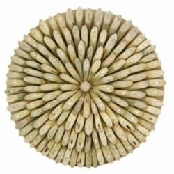 Natural solid wood round...