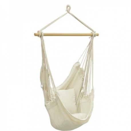 Hammock-tuoli roikkuu 2 tyynyä