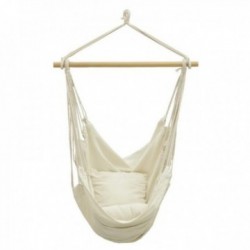 Hanging hammock chair with 2 cushions