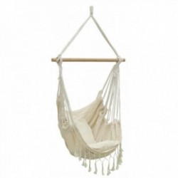 Ecru cotton hammock chair...
