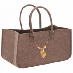 Brodeerattu huopa log laukku