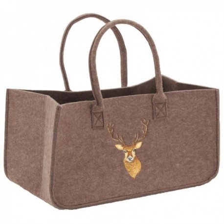 Haftowana torba z czołowym