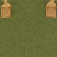 Khaki grøn filt kugletaske