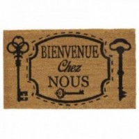 Coir doormat Welcome to our home
