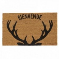 Coconut Doormat Welcome Horn Cerf