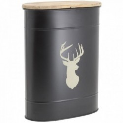 Pellets Bucket & Metal Banquinhos Deer: Função Dupla Grânulos de Tanque - Storage Fogão Fogão e Firewall