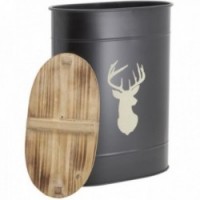 Jakkara ja ämpäri metallilla Telly Deer