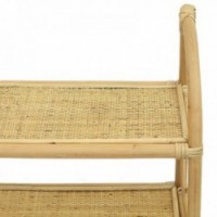 2-półki półka ścienna rattanowa
