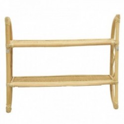 2-półki półka ścienna rattanowa