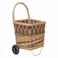 Wiklinowy wiklinowy wózek wózek