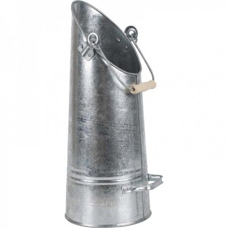 Ciężkie wiadro węgla cynkowego