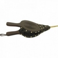 Drewniane mieszki kominowe i skórzane