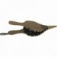 Kamin Faltenbalg und Holzgrill und 41 cm Faux Leder