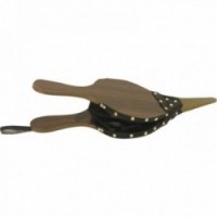 Soufflet de Cheminée et Barbecue en Bois et Simili Cuir 41 cm Accessoire Feu Rapide