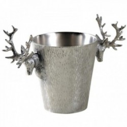 Cubitera de aluminio con diseño de ciervo