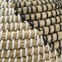 Luonnollinen ja sävytetty jumper-kori Ø40cm