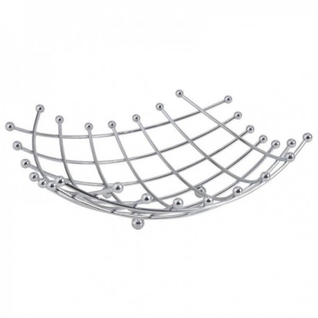 Kromattu metalli hedelmäkori