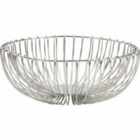 Stainless steel round fruit basket