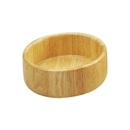 Saladeira redonda em madeira de seringueira Ø 25 cm