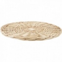 Białe danie wiklinowe Ø 30 cm