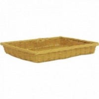 Vassoio in rattan sintetico 38 x 28 x 5 cm