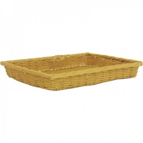 Vassoio in rattan sintetico 38 x 28 x 5 cm