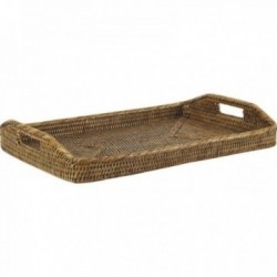 Antique Rattan Service Taca 52 x 36 x 5-9 cm