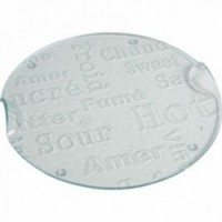 Runder Glas-Service-Tablett, Vorspeisen, Gebäck, Kuchen