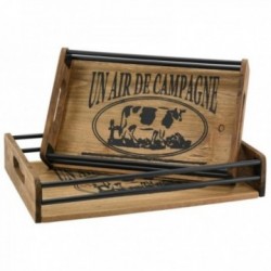 Puiset ja metallilevyt "Air...