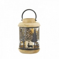 Lantern in wood and metal...