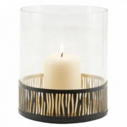 Round tealight in metal and...