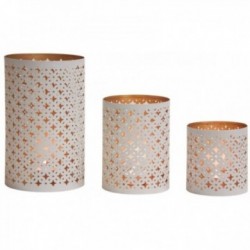 Round tealight holders in...