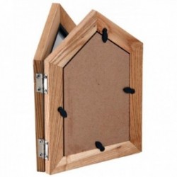 Treverk Form House 2 Visninger | Dobbel original Fotoholder for innredning Stue og rom