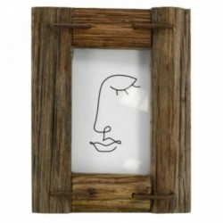 Aged Puinen valokuvakehys...