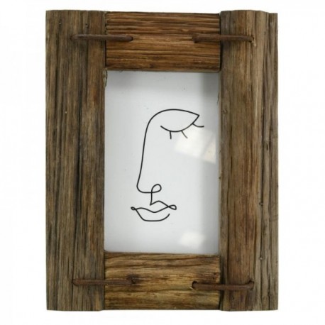 Aged Puinen valokuvakehys 10 x 15 cm Kuva