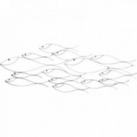 Wall decoration Metal fish bench