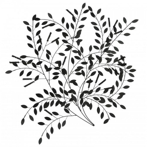Decorazione della parete del ramo del metallo e delle foglie della natura della tavola natura chic