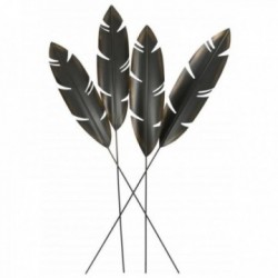Feathers Metal Wall Decor