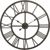 Large round metal clock Ø 70 cm