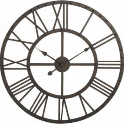 Grande relógio redondo de metal Ø 70 cm