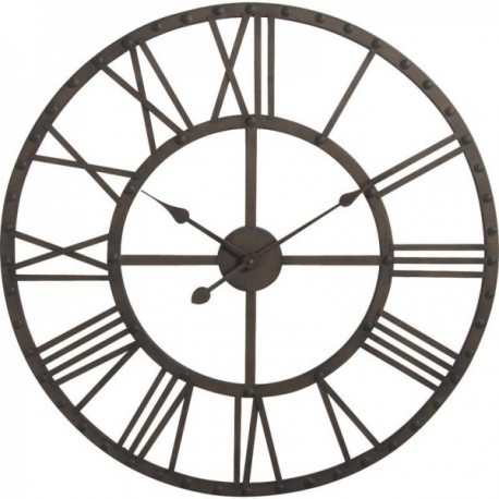 Large round metal clock Ø 70 cm