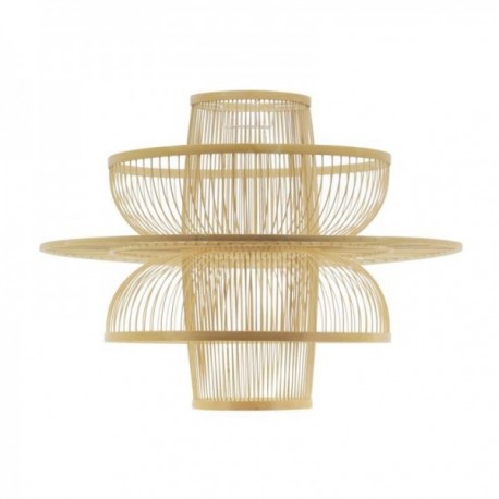 Design hangende lampenkap van naturel bamboe