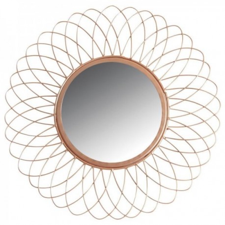 Kupari metalli pyöreä peilipeili