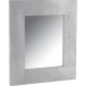 Miroir Mural Carré en Zinc Cadre Métal Style Industriel Décoration Vintage